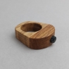 #5 Ring Holz Eiche (Wooden Ring Oak ⌀ 18,5mm) Schmuck Holzring
