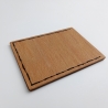 #1 Holzportmonnaie Sperrholz Leder braun (Wallet Plywood Leather)