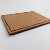 #1 Holzportmonnaie Sperrholz Leder braun (Wallet Plywood Leather)