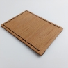 #1 Holzportmonnaie Sperrholz Leder braun (Wallet Plywood Leather)