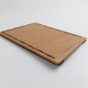 #1 Holzportmonnaie Sperrholz Leder braun (Wallet Plywood Leather)
