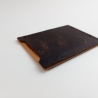 #1 Holzportmonnaie Sperrholz Leder braun (Wallet Plywood Leather)