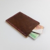 #3 Holzportmonnaie Sperrholz Leder Braun (Wallet Plywood Leather)