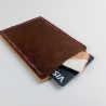 #3 Holzportmonnaie Sperrholz Leder Braun (Wallet Plywood Leather)