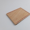 #3 Holzportmonnaie Sperrholz Leder Braun (Wallet Plywood Leather)