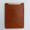 #4 Holzportmonnaie Sperrholz Leder Braun (Wallet Plywood Leather)