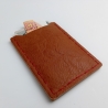 #4 Holzportmonnaie Sperrholz Leder Braun (Wallet Plywood Leather)