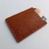 #4 Holzportmonnaie Sperrholz Leder Braun (Wallet Plywood Leather)