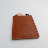 #4 Holzportmonnaie Sperrholz Leder Braun (Wallet Plywood Leather)