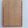 #8 Holz Portemonnaie Sperrholz Leder Wallet Leather Upcycling