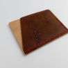 #8 Holz Portemonnaie Sperrholz Leder Wallet Leather Upcycling