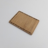 #10 Holzportmonnaie Sperrholz Leder Braun Leatherwallet Upcycling