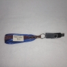 Handarbeit USB- Schlüsselanhänger Unikat blau plüsch lila robust