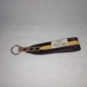 Handarbeit  USB- Schlüsselanhänge r Unikat  aubergine orange grau