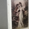 Bild mit Holzrahmen, shabby, vintage, upcycled, Einzelstück