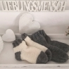 Babysöckchen gestrickt Babysocken Geschenk Geburt 0-3 Monate