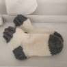 Babysöckchen gestrickt Babysocken Geschenk Geburt 0-3 Monate