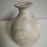 Vase aus Glas, upcycled, Einzelstück, shabby
