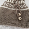 Aufbewahrung Beutel gestrickt Geschenk Handarbeit