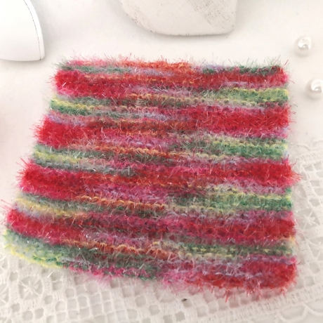  Scrub Schwamm Spülschwamm einfach gestrickt Duschschwamm Peeling