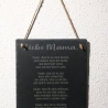 Schiefertafel mit Spruch Liebe Mama, Deko, Geschenk