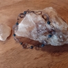 Armband mit Spiralen und indischem Saphir