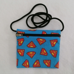Brustbeutel Geldbeutel Brusttasche Superman Nähstudio Schöffel 