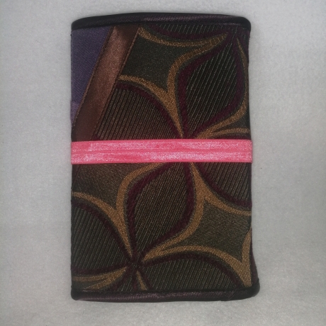 A6  Planer Notizbuch  lila rot  Skizzenbuch Organizer robust 