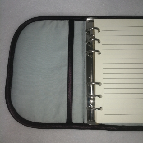 A6  Planer Notizbuch  lila rot  Skizzenbuch Organizer robust 