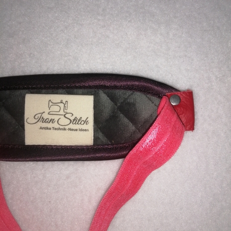 Lesezeichen rosa pink plüsch satin 15x 4,5cm hochwertig 