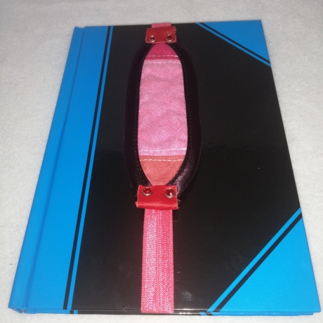 Lesezeichen rosa pink plüsch satin 15x 4,5cm hochwertig 