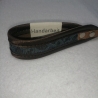USB-Schlüsselanhänger grau braun Polsterstoff Handarbeit 3x13cm