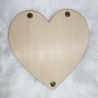 Geschenkkarte aus Holz in Herzform zur Hochzeit