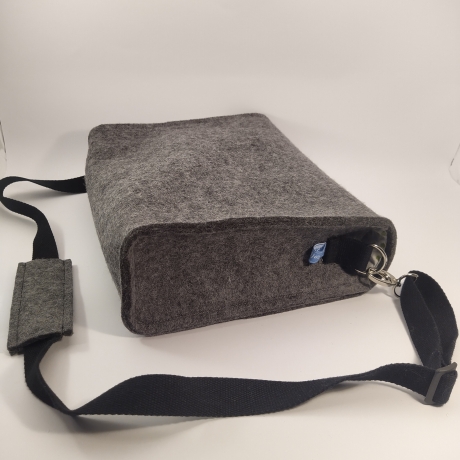 Schultertasche, Handtasche, Notebook, Tablettasche 100% Wollfilz