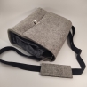 Schultertasche, Handtasche, Notebook, Tablettasche 100% Wollfilz