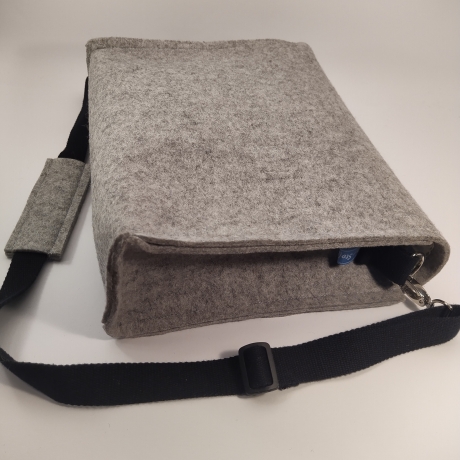 Schultertasche, Handtasche, Notebook, Tablettasche 100% Wollfilz