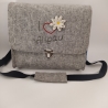 Schultertasche, Handtasche, Notebook, Tablettasche 100% Wollfilz