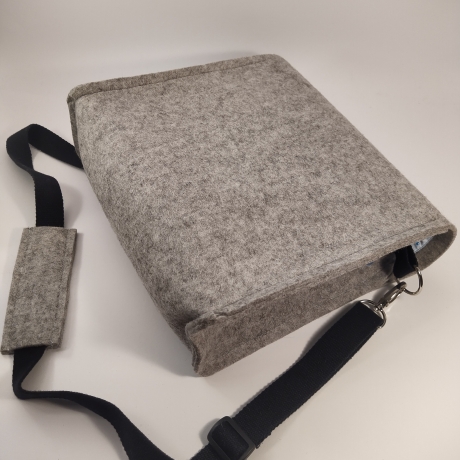 Schultertasche, Handtasche, Notebook, Tablettasche 100% Wollfilz