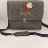 Schultertasche, Handtasche, Notebook, Tablettasche 100% Wollfilz