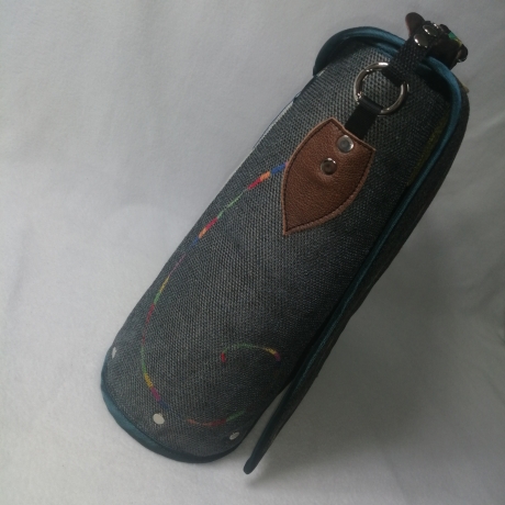 Handtasche Unikat Schultertasche grün grau hochwertig Upcycling