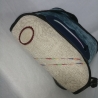 Handtasche Unikat Schultertasche blau hochwertig Upcycling