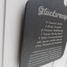 Deko-Schiefertafel mit Spruch „Glücksrezept, Brettform