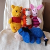 Winnie Pooh gehäkelt Kuscheltier Spielzeug tigger Ferkel i aah