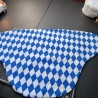Babys Wickeldecke weiß-blau