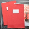 Heftumschlag DIN A 4, rot