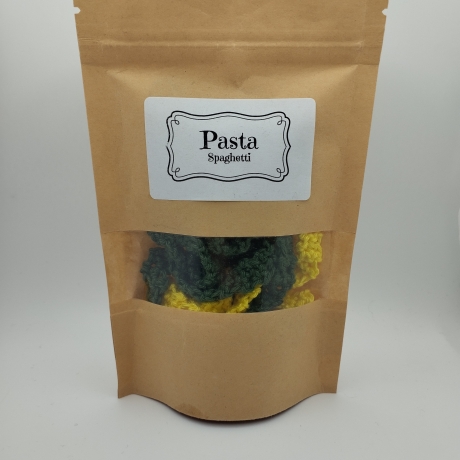 Pasta/Nudeln Spaghetti gehäkelt für Spielküche/Kaufmannsladen