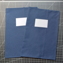 Heftumschlag DIN A 4, dunkelblau 