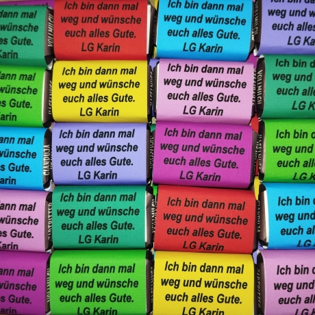 Schokolade SAROTTI für jeden Anlass 20 Täfelchen 