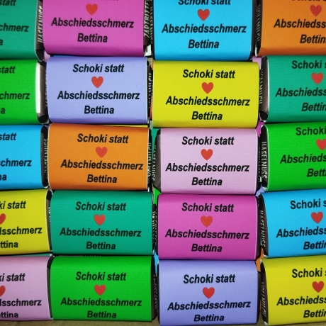 Schokolade SAROTTI für jeden Anlass 20 Täfelchen 