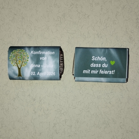 Schokolade als Gastgeschenke 20 Täfelchen für jeden Anlass 